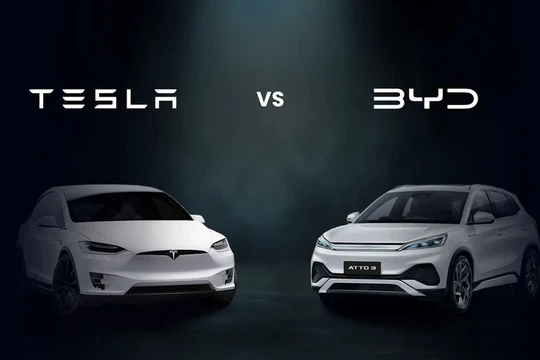 Cổ phiếu Tesla giảm 6% sau khi có "tin xấu" từ BYD