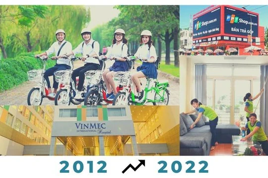 Các thương hiệu Việt tròn 10 năm tuổi (ảnh: Nhịp sống kinh tế)