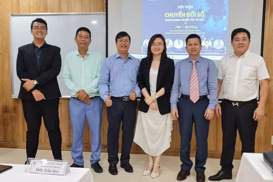 Các chuyên gia tham dự hội thảo (ảnh: Viện Phát triển kinh tế số)