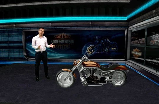 Trường quay ảo của VTVcab, một công nghệ mới được ứng dụng trong truyền hình