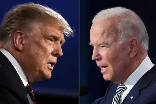 Ông Donald Trump và Joe Biden, ai sẽ trở thành Tổng thống Mỹ lần thứ 46? (ảnh AFP) 