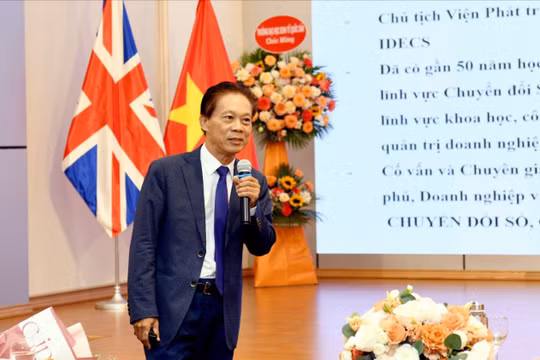 Ông Đặng Vũ Tuấn, Phó Chủ tịch VDCA phát biểu tại sự kiện (nguồn: ĐHKTQD)