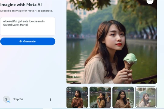 Dùng thử công cụ tạo hình ảnh dựa trên AI của Meta