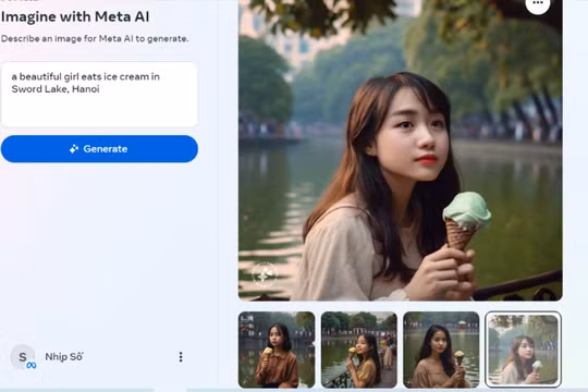 Dùng thử công cụ tạo hình ảnh dựa trên AI của Meta