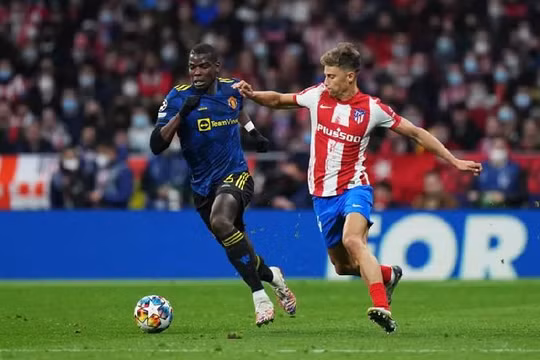 MU-Atletico Madrid 0-1. Ảnh AP.