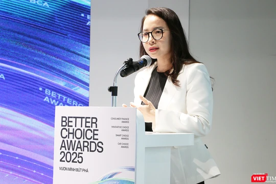 Bà Kim Ngọc Thanh Nga, Phó Giám đốc Trung tâm đổi mới sáng tạo quốc gia nói về vai trò của Trung tâm đối với giải thưởng