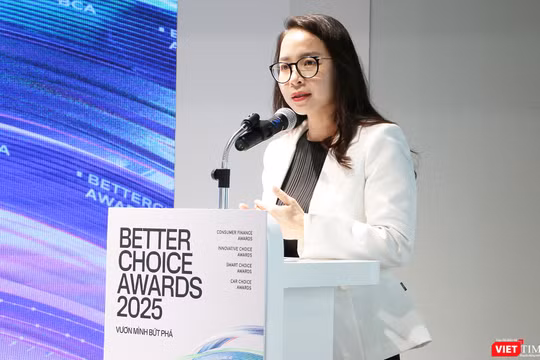 Bà Kim Ngọc Thanh Nga, Phó Giám đốc Trung tâm đổi mới sáng tạo quốc gia nói về vai trò của Trung tâm đối với giải thưởng