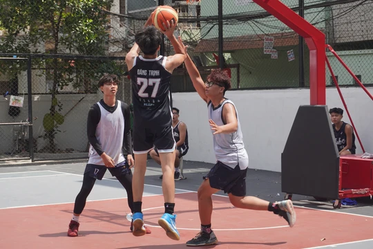 THPT Kim Liên đạt giải Nhất bóng rổ nam, nữ NB’3 Basketball 3x3 Open Championship