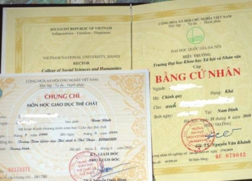 Với việc cập nhật thông tin về văn bằng, chứng chỉ lên hệ thống do Bộ Giáo dục và Đào tạo xây dựng, mọi vấn nạn sẽ bị triệt tiêu