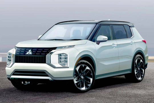 Hình ảnh Mitsubishi Outlander 2021 được dựng từ những thông tin bị rò rỉ 