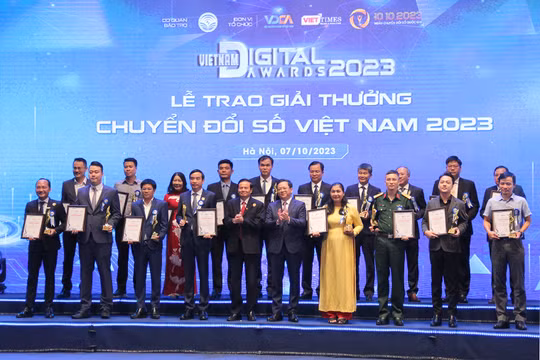 Lễ trao giải thưởng Chuyển đổi số Việt Nam - Vietnam Digital Awards 2023