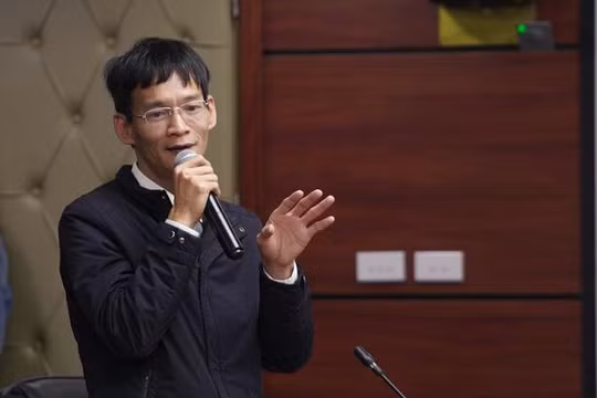 Ông Nguyễn Xuân Cường tai buổi họp báo công bố kế hoạch hoạt động của Hội Thể thao Điện tử Giải trí Việt Nam năm 2021.