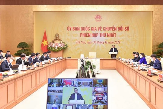 Thủ tướng Phạm Minh Chính chủ trì phiên họp thứ nhất Uỷ ban Quốc gia về Chuyển đổi số