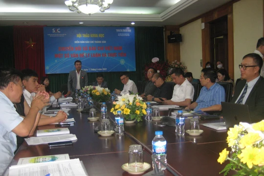 Hội thảo Chuyển đổi số báo chí Việt Nam - một số vấn đề lý luận và thực tiễn