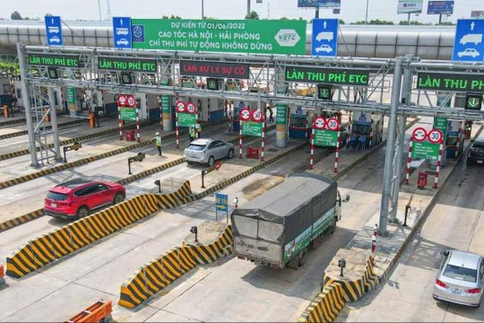 Tính đến thời điểm hiện tại đã đạt được mục tiêu số lượng phương tiện dán thẻ thu phí không dừng ETC trong năm 2022 theo chỉ đạo của Thủ tướng Chính phủ