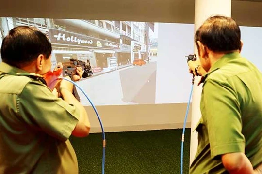 Công an TPHCM sẽ có trường bắn điện tử do Chính phủ Hàn Quốc viện trợ