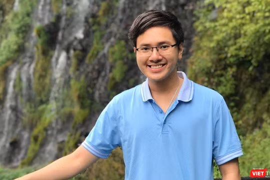 Anh Lê Trọng Nghĩa - người sáng lập trang "Tiếng Việt giàu đẹp" trên mạng xã hội Facebook