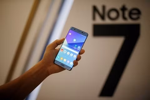 Samsung thông báo thu hồi Galaxy Note 7 hồi tuần trước