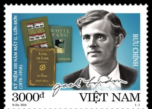 Bộ tem “Kỷ niệm 100 năm mất G. Lơn Đơn (1876-1916)” gồm 1 mẫu