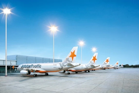 Đội bay Airbus A320 mới của Jetstar Pacific. (Ảnh: Jetstar cung cấp)
