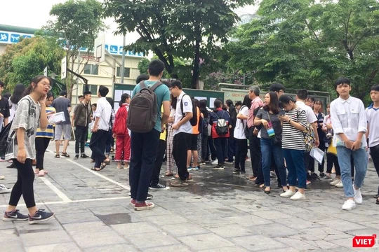 Thí sinh thi THPT quốc gia 2019. Ảnh: Minh Thúy