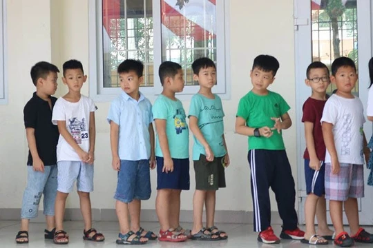 Học sinh tiểu học. Ảnh: Minh Thúy