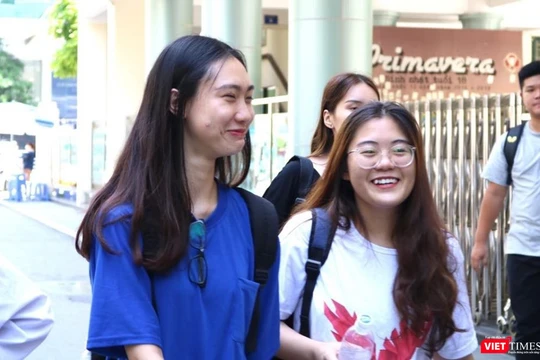 Thí sinh dự thi THPT quốc gia 2019. Ảnh: Minh Thúy