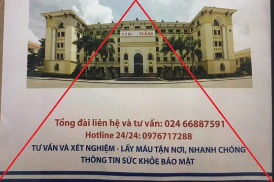 Một số tổ chức, cá nhân sử dụng hình ảnh, thương hiệu của Bệnh viện Đại học Y Hà Nội để lừa người bệnh