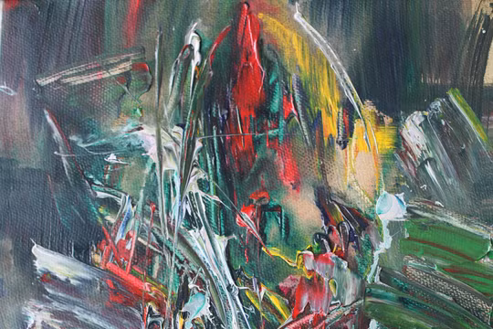 Tranh của họa sĩ Phạm Trần Quân