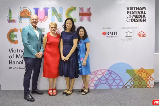 Lễ công bố sự kiện Liên hoan Truyền thông & Thiết kế Việt Nam: Hà Nội 2019. 