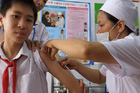 Tiêm vắcxin ngừa sởi, Rubella cho người 16-17 tuổi