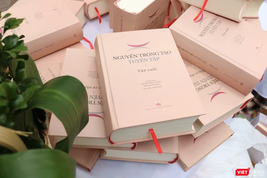Bộ sách “Nguyễn Trọng Tạo – Tuyển tập” - Ảnh: Minh Thúy
