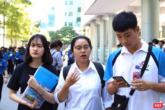 Thí sinh dự thi THPT quốc gia 2019. Ảnh: Minh Thúy