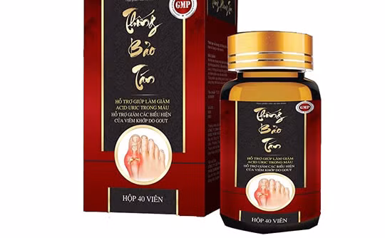 Sản phẩm thực phẩm bảo vệ sức khỏe Thống Bảo Tán. Ảnh: Internet