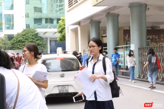 Thí sinh dự thi THPT quốc gia 2019. Ảnh: Minh Thúy