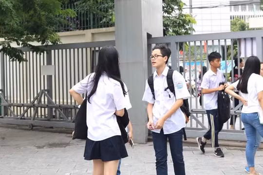 Thí sinh dự thi THPT quốc gia 2019. Ảnh: Minh Thúy