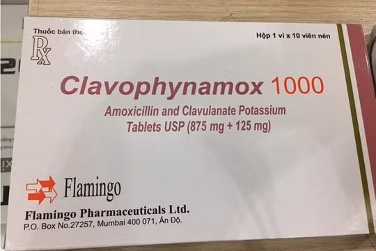 Viên nén bao phim Clavophynamox 1000 