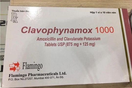 Viên nén bao phim Clavophynamox 1000 