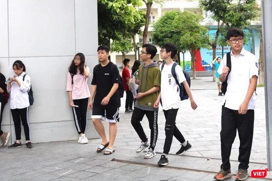 Thí sinh dự thi THPT quốc gia 2019. Ảnh: Minh Thúy