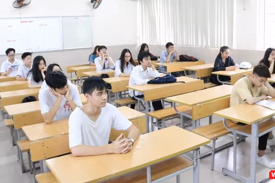 Học sinh trong giờ học. Ảnh: Minh Thúy