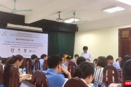 Diễn đàn bàn tròn khảo thí số 1 năm 2019. Ảnh: Minh Thúy