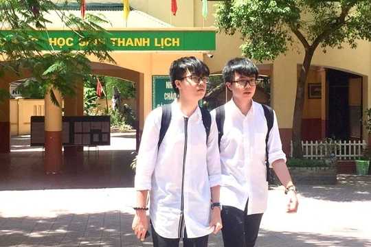 Thí sinh dự thi THPT quốc gia 2019. Ảnh: Minh Thúy