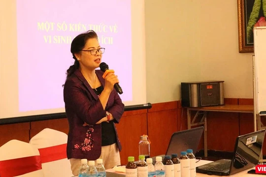 ThS. Lê Thị Khánh Vân – Phó Chủ tịch hội Nữ trí thức Việt Nam, Giám đốc Trung tâm Ứng dụng Khoa học Công nghệ và Khởi nghiệp. Ảnh: Minh Thúy