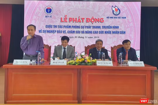 Lễ phát động Cuộc thi tác phẩm phóng sự phát thanh, truyền hình về sự nghiệp bảo vệ, chăm sóc và nâng cao sức khỏe nhân dân. 