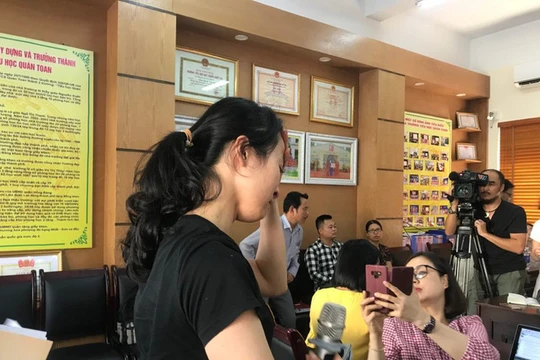 Cô giáo đánh học sinh ở Hải Phòng bị buộc thôi việc. Ảnh: Kênh14 