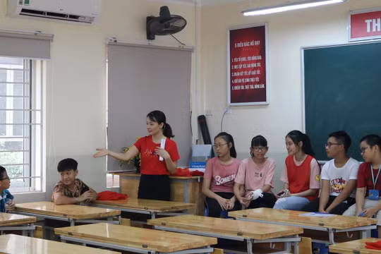 Học sinh trong giờ học. Ảnh: Minh Thúy