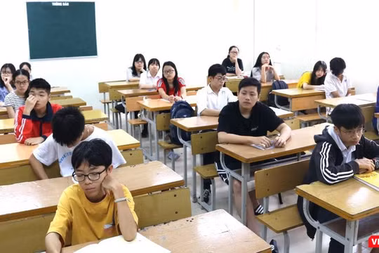 Học sinh trong giờ học. Ảnh: Minh Thúy