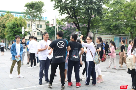 Thí sinh thi THPT quốc gia 2019. Ảnh: Minh Thúy