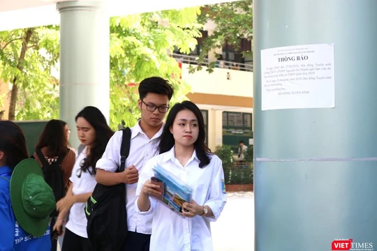 Thí sinh thi THPT quốc gia 2019. Ảnh: Minh Thúy