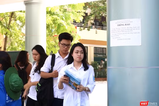 Thí sinh thi THPT quốc gia 2019. Ảnh: Minh Thúy